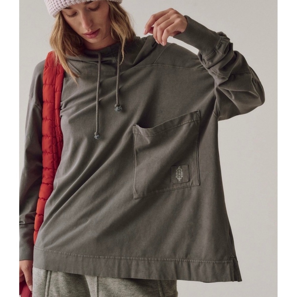 Free People Hot Shot Hooded Layer